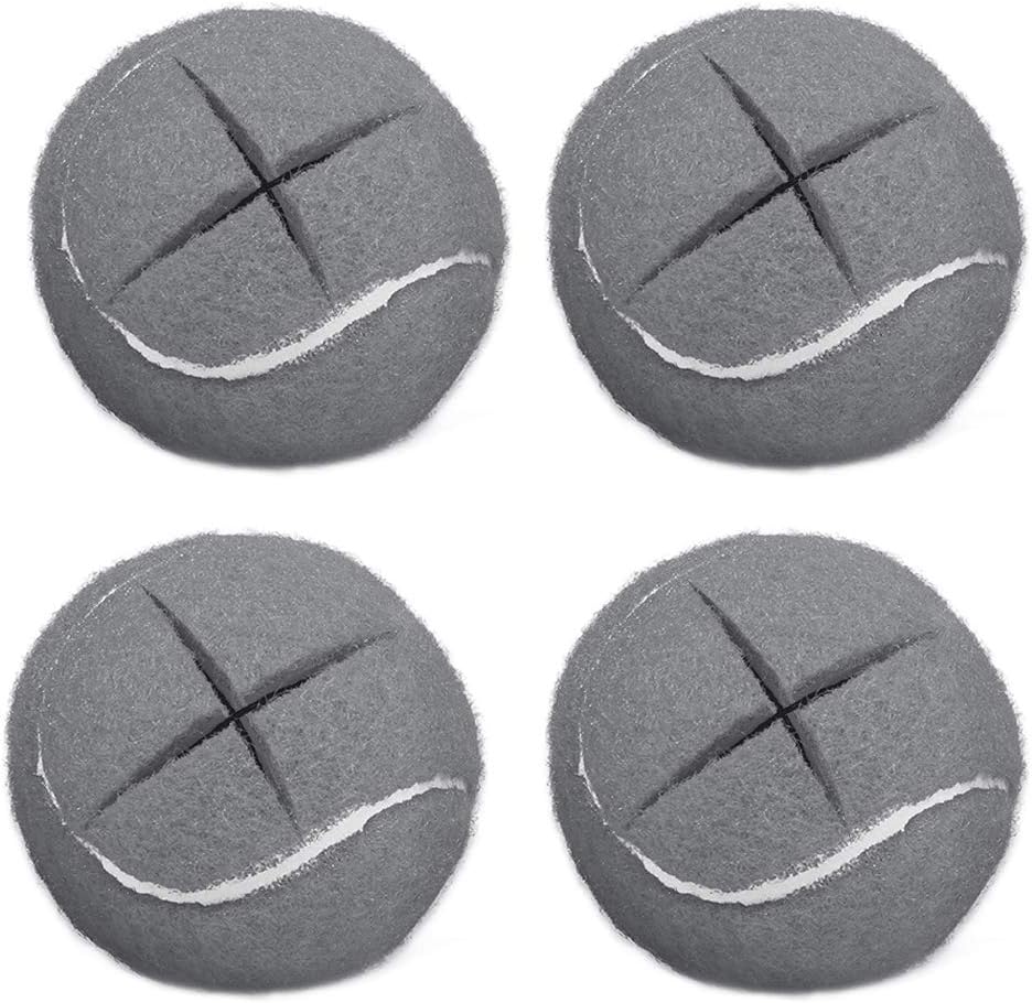 URBEST Walker Tennis Balls 4pcs Precut Heavy Duty Tennis Balls for Walkers