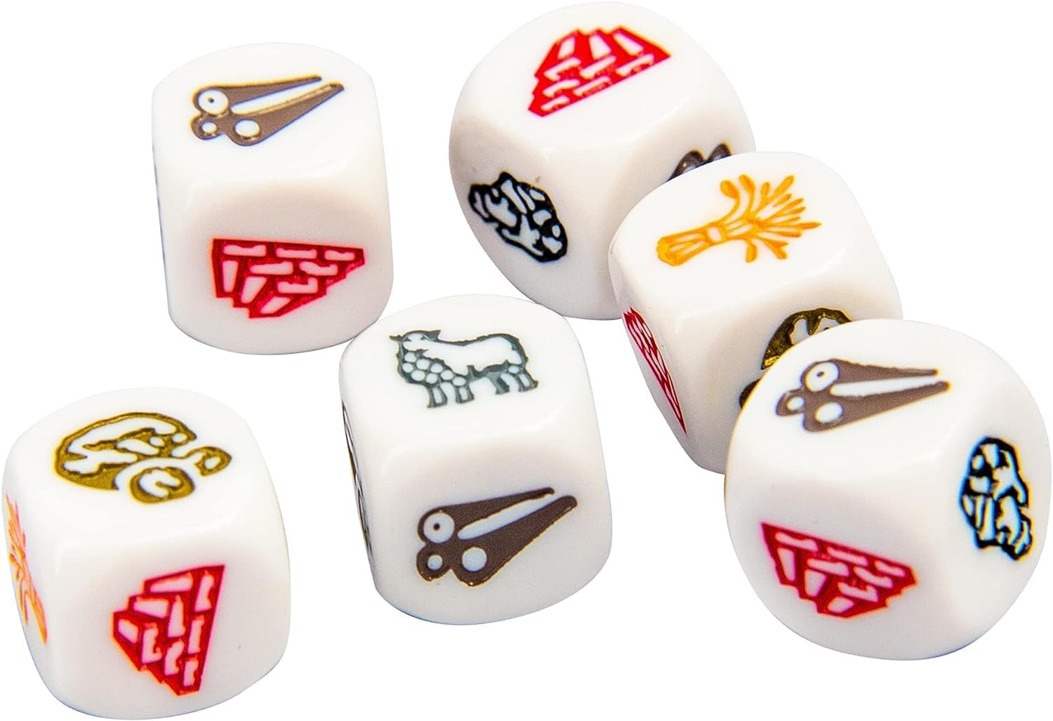 CATAN Dice Game - Portable Fun for On-the-Go Adventures! Strategy Game, Family Game for Kids and Adults, Ages 7+, 1-4 Players, 15-30 Minute Playtime
