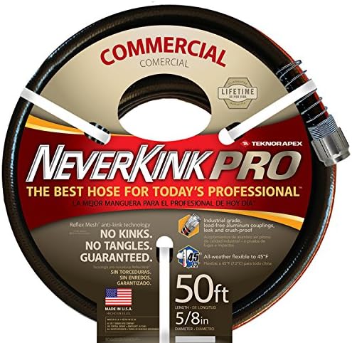 Teknor Apex 1094716 NeverKink 8617-100, Heavy Duty Garden Hose, 5/8-Inch by 100-Feet