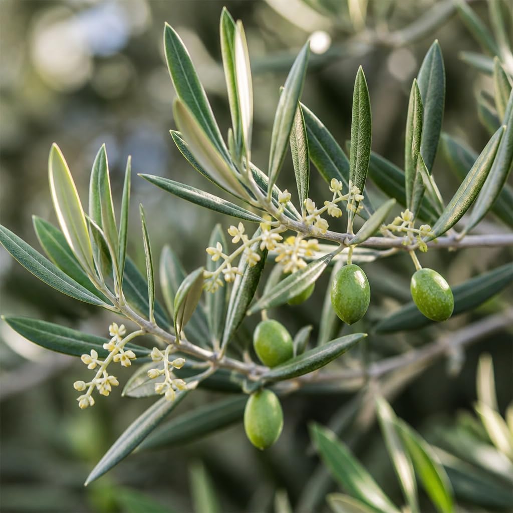 Arbequina Olive Tree - Beautiful Live Plant - 6 Inch Pot - Grow Your Own Olives Indoors - Olea Europaea