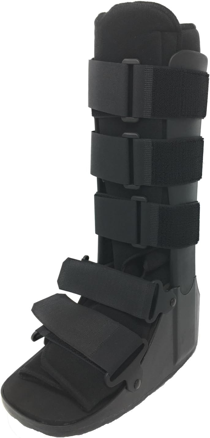 OTC Walker Boot Delux Short Low Top Leg Cast, Black, X-Small