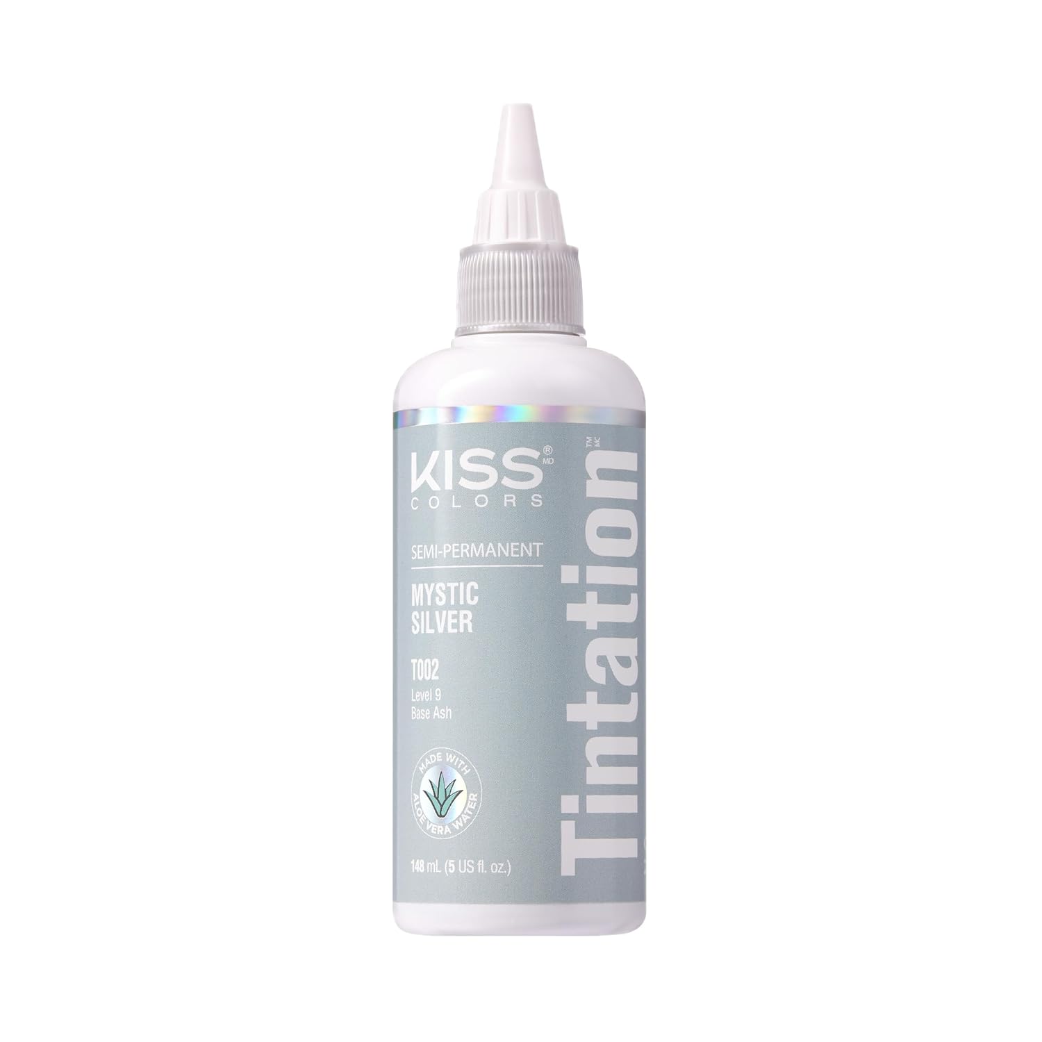 Red by Kiss Tintation Semi-Permanent Hair Color, Aloe Vera Water Based, Argan Oil, Olive Oil, Collagen & Keratin, Long-Lasting Color Dye (Honey Brown, 5 Fl Oz)