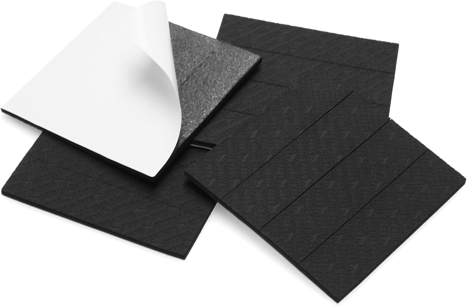 Slipstick GorillaPads CB149 Non-Slip Furniture Pads/Rubber Grippers (Set of 8) Self-Adhesive Furniture Feet Floor Protectors, 1-1/2 inch Round, Black