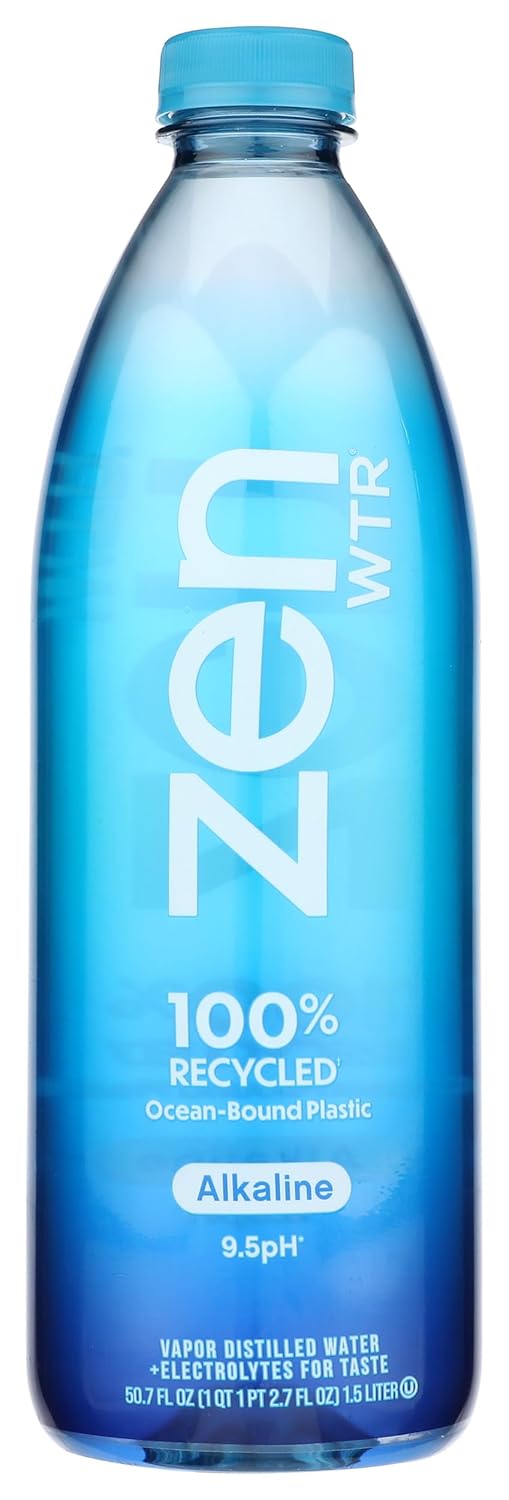 ZenWTR, Alkaline Water, 1.5 Liter