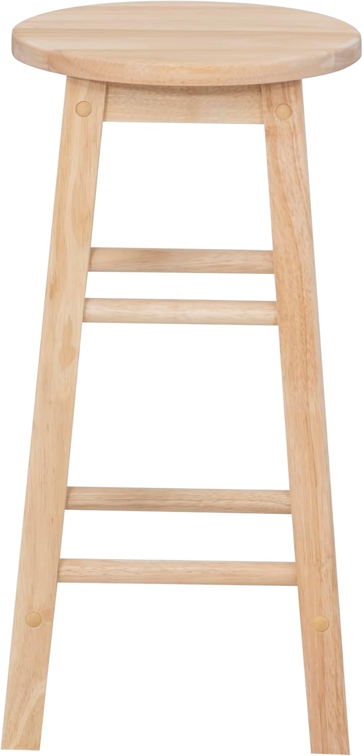 Linon 29-Inch Barstool With Round Seat