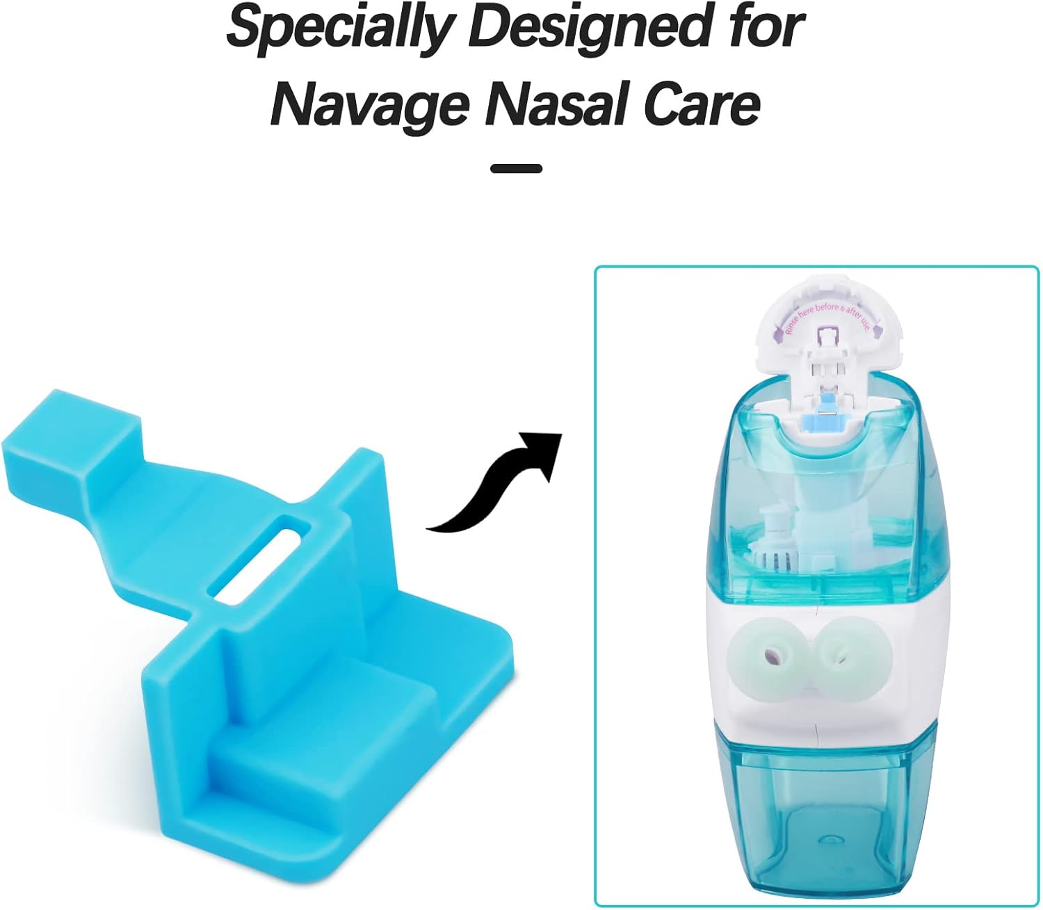 Silicone Saltwater Pods Refills Accessories Compatible with Navage Nasal Care Nasal Irrigation System - Save Salt Water pods for Easy Operation (12