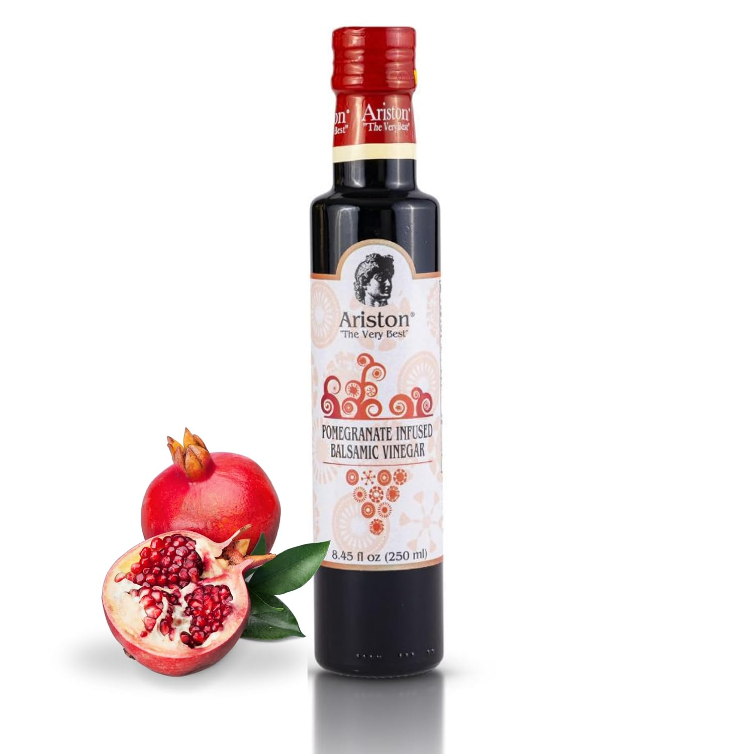 Ariston Aged Balsamic Vinegar of Modena, Traditional Flavored, 16.9 Fl Oz | Organic Gourmet Italian Vinegar, Oak Barrel Aged, Perfect for Salads, Pasta & Finishing Dishes, No Added Sugar, Vegan