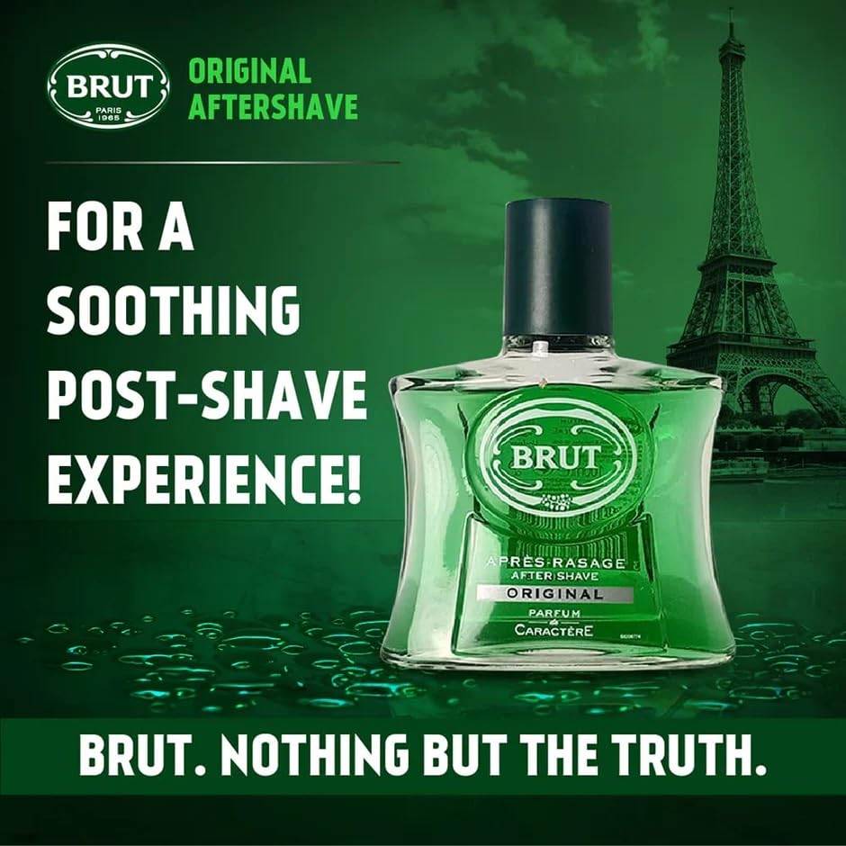 2 X Brut Aftershave Original 100ml Boxed