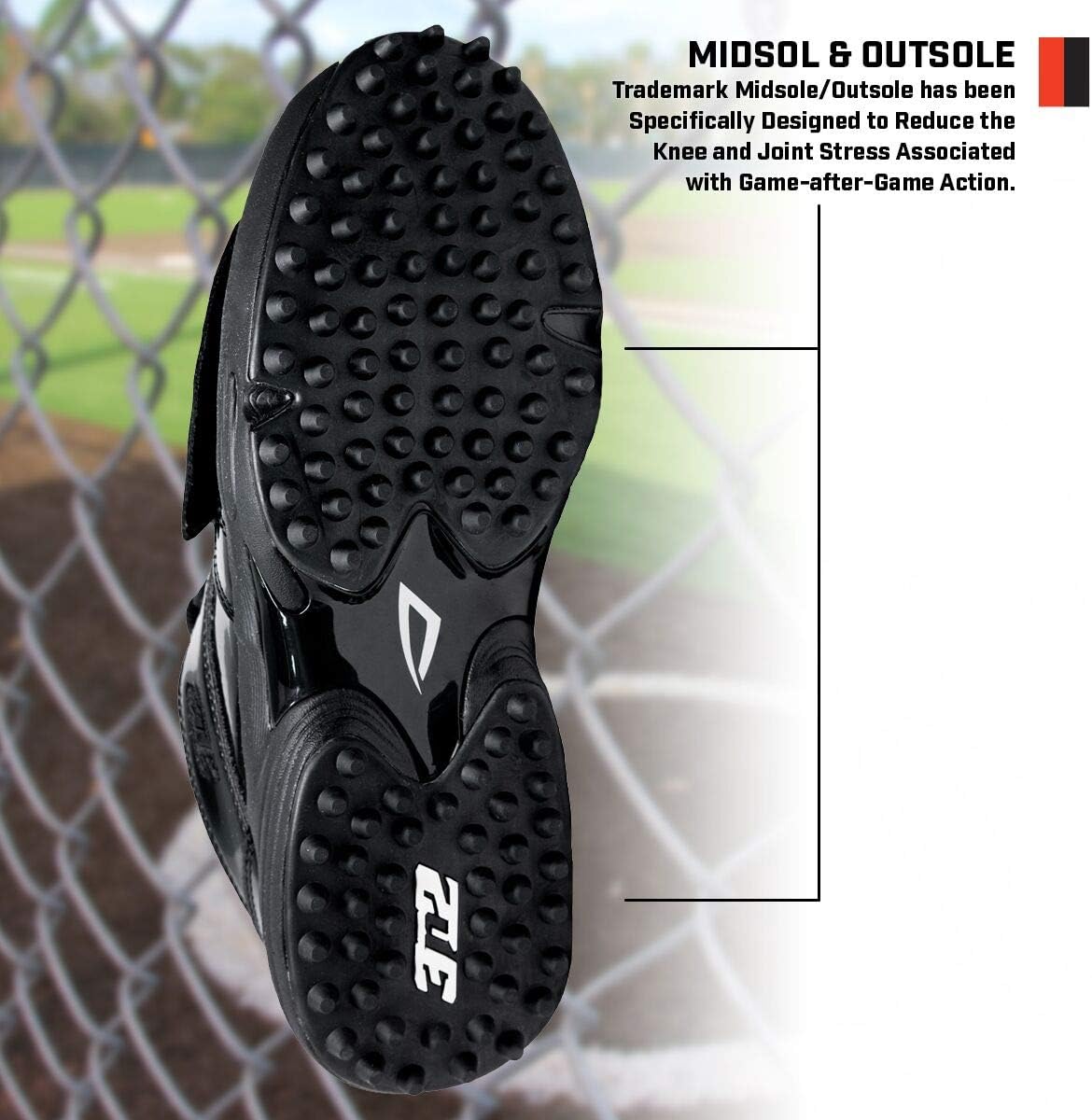 3N2 Men's Reaction Pro Plate Lo - Umpire Shoe