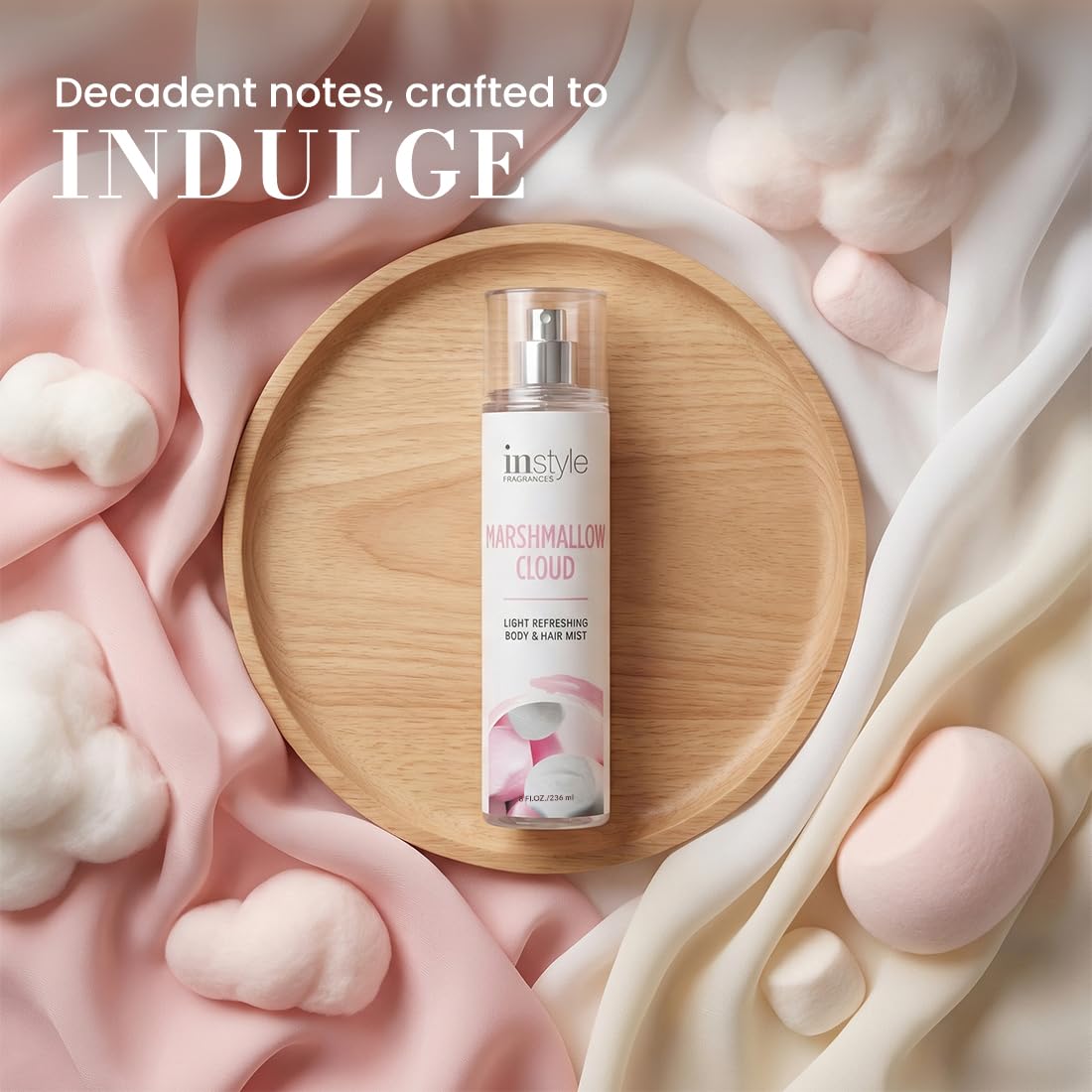 Instyle Fragrances Light Refreshing Body & Hair Mist, Tahitian Vanilla