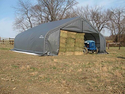 ShelterLogic ShelterCoat 22 x 20 x 1 ft Green Garage Peak