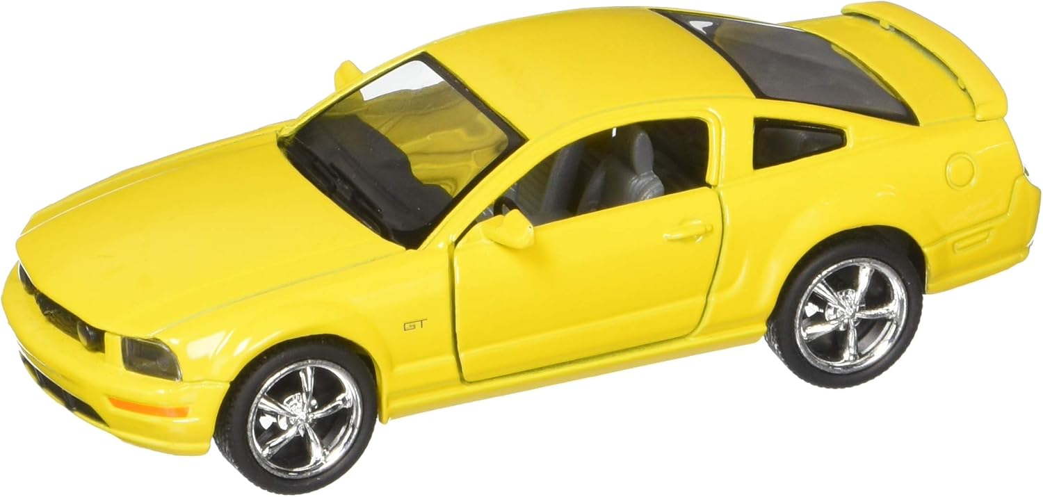 KiNSMART - 2006 Ford Mustang GT 1:38 Scale 5" Die Cast Metal Model Toy Car (Police)
