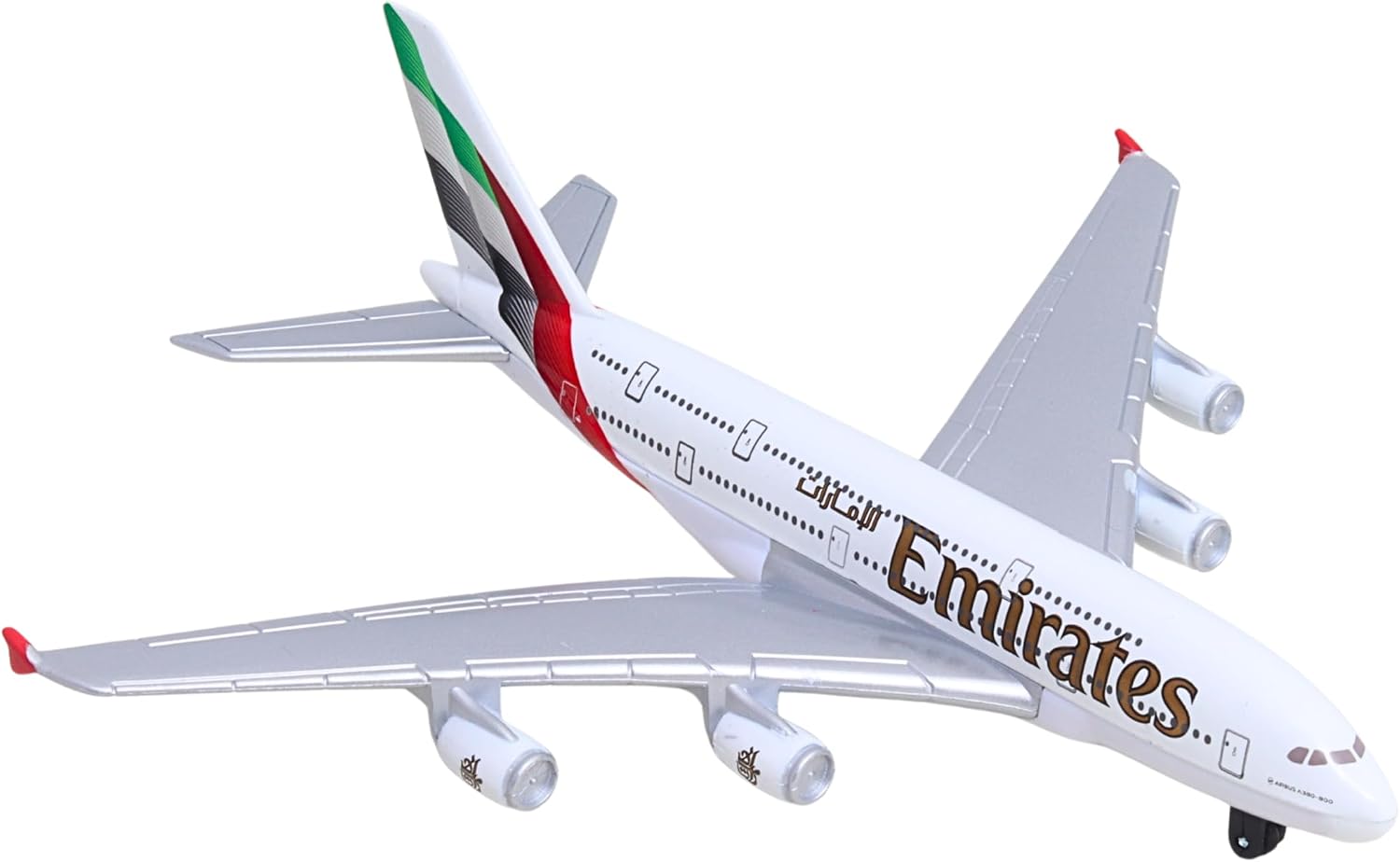 Daron Toy Airplane RT9904 – Emirates A380 – Die-Cast Metal Model Airplane Toy with Plastic Parts for Kids Ages 3+