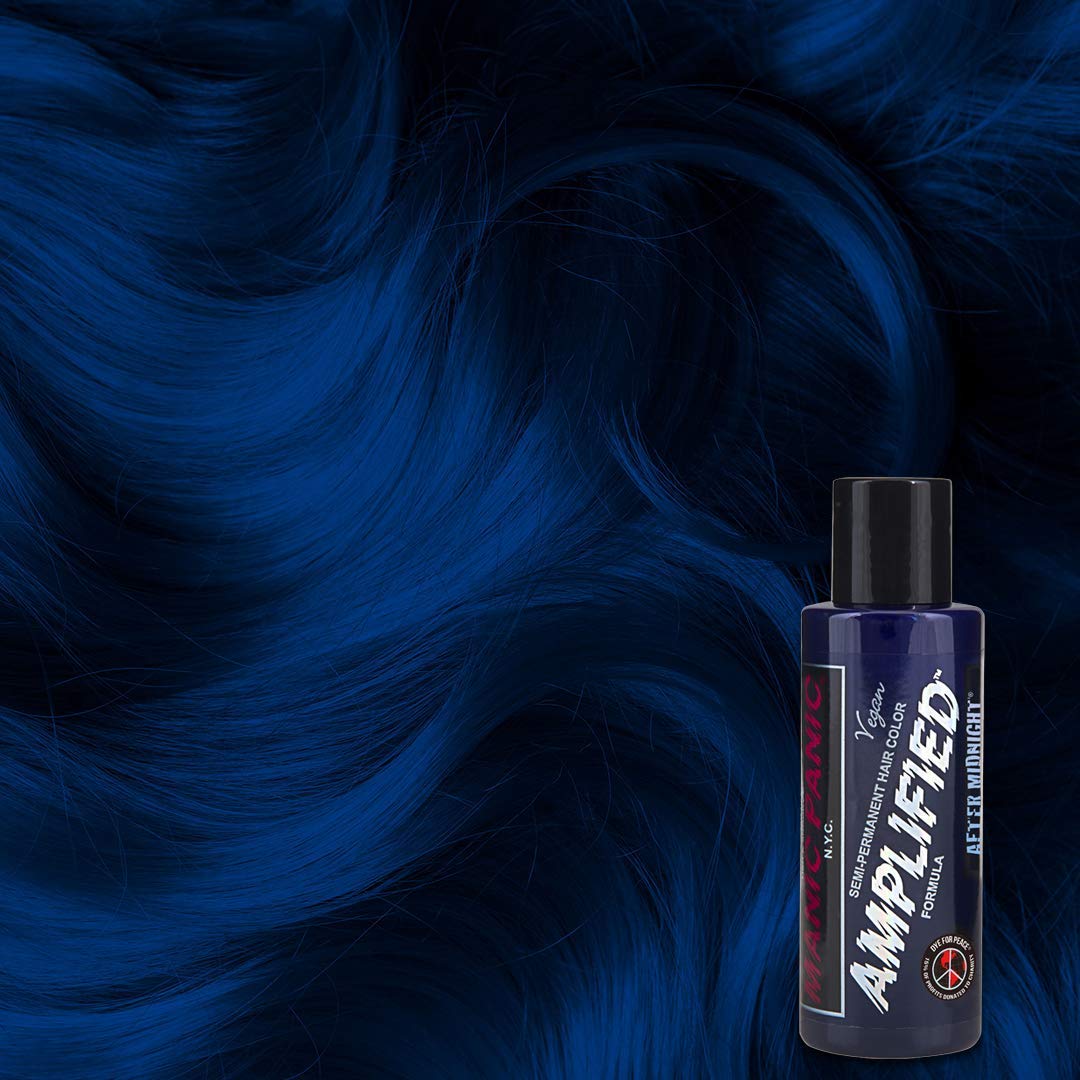 MANIC PANIC Cotton Candy Pink Hair Color - Amplified - Semi Permanent Hair Dye - Bright Pink Cool Toned Color - Glows in Blacklight - Vegan, PPD & Ammonia-Free - For Coloring Hair on Women & Men
