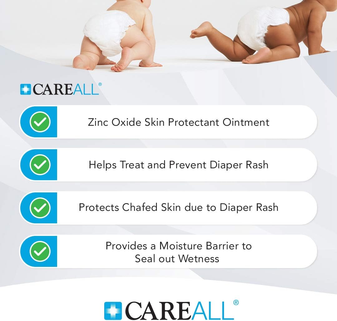 CareAll Zinc Oxide 20% Skin Protectant Barrier Ointment 2 oz, Relieves