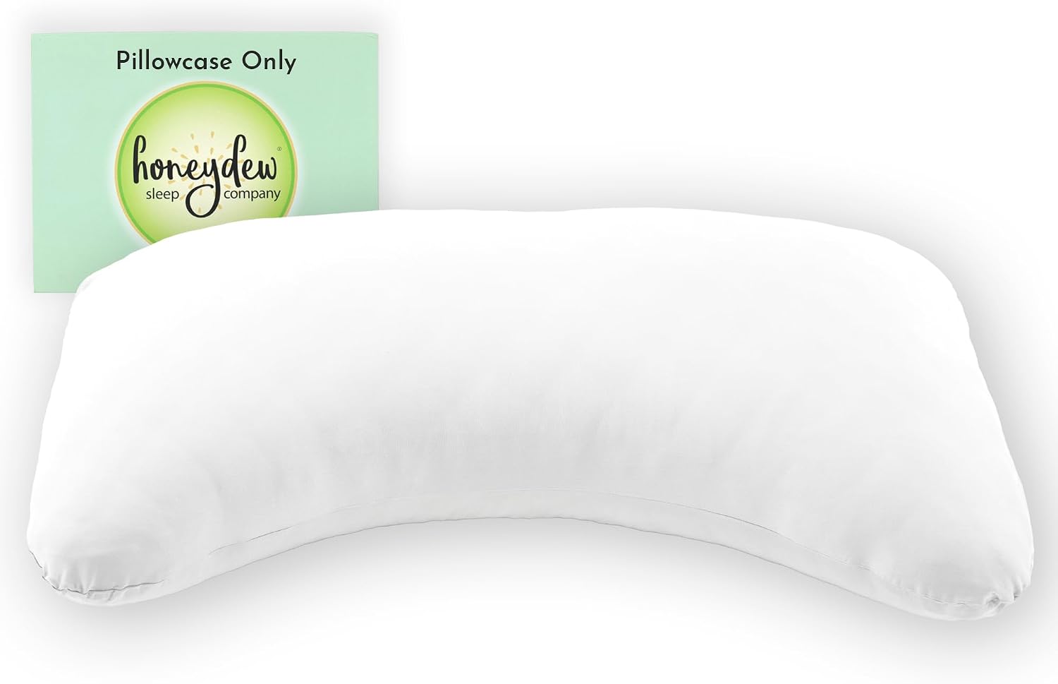 Honeydew Queen Side Pillow Case - Fits The Scrumptious and Essence Curved Pillows for Side Sleeping - Comfortable and Soft Cooling Viscose Made from