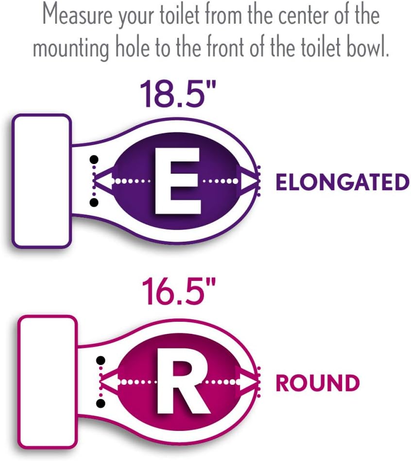 BEMIS 2L2155T 000 Medic-Aid 2" Lift Raised Open Front Plastic Toilet Seat, ELONGATED, Long Lasting Solid Plastic, White