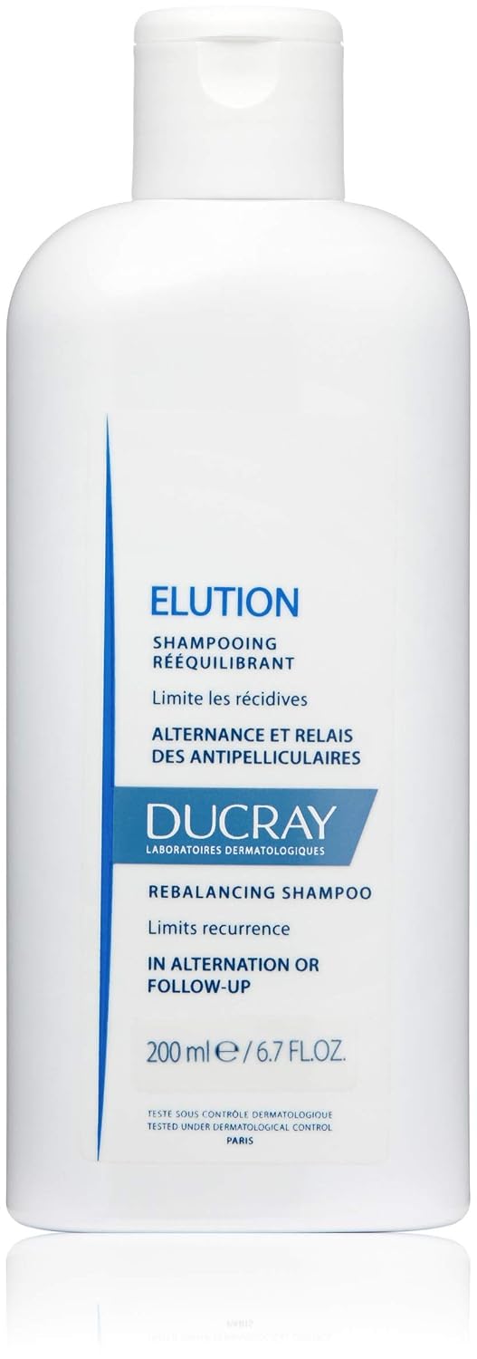 Ducray Elution Rebalancing Shampoo, 6.7 Fl Oz