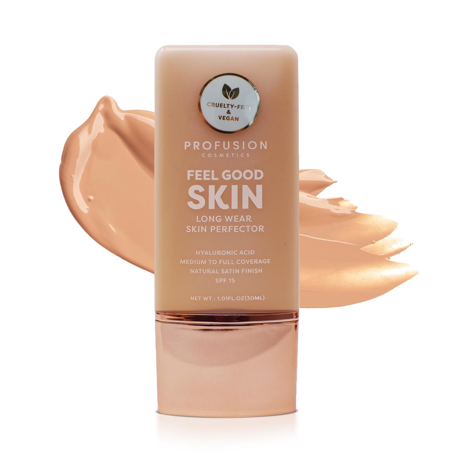 Profusion Cosmetics Lightweight Liquid Foundation for a Flawless and Elegant Radiance, Breathable Makeup that Improves Uneven Skin Tone
