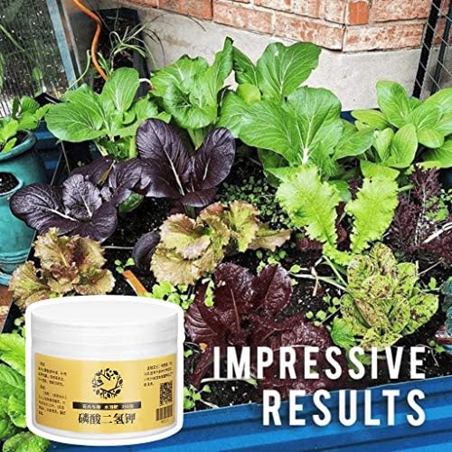 Vegetable Planting Mounting Potassium Dihydrogen Phosphate Fertilizer for Home Garden Veggies, Flowers, Herbs Planting, No Chlorine, Low Salt Index