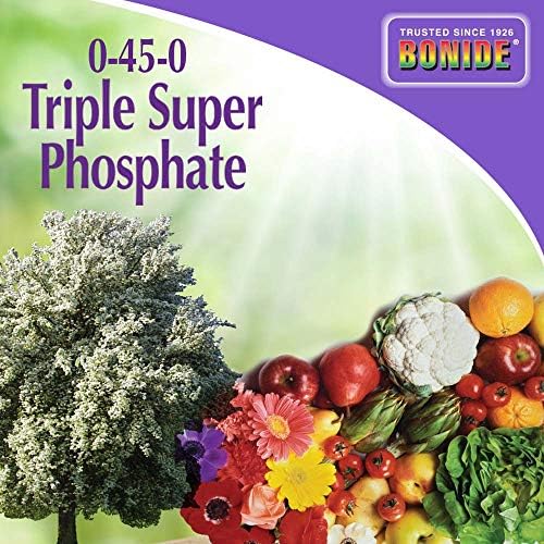 Bonide Garden Rich 0-45-0 Triple Super Phosphate, 4 lbs. Ready-to-Use Fertilizer for Indoors and Outdoors, Promotes Root Development