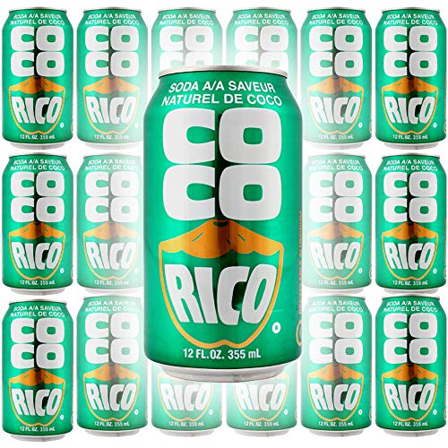 Coco Rico Coconut Soda (Pack of 6),12 Fl Oz / 355 ml Can