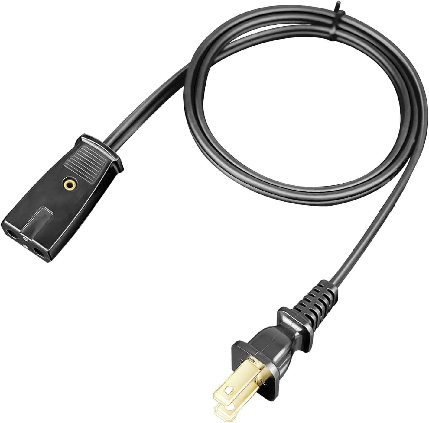 3ft Long 2 Pin 1/2 Inch Spacing Power Cord for West Bend Slow Cooker 84114 84124 Models Electric Cord - Also for Many Rice Cookers and Other Small