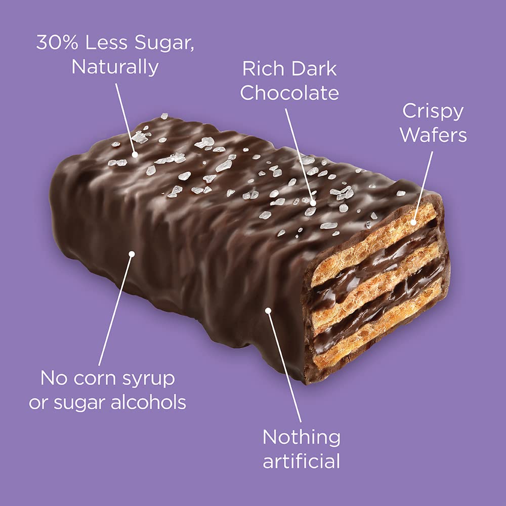 Little Secrets Dark Chocolate Crispy Wafers | 60 Minis | Made in Europe | Nothing Artificial & No Sugar Alcohols | Sustainable Cocoa | 1.4 Ounce