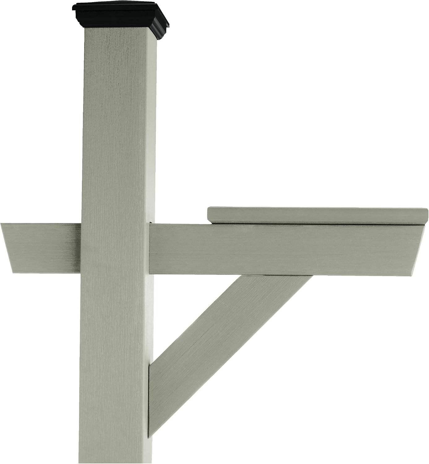Highwood AD-MLBX1-CGE Hazelton Mailbox Post, Coastal Teak