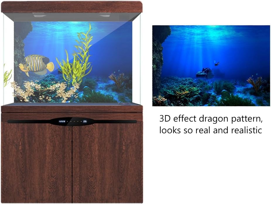 Meiyya 3D Aquarium Background 75 Gallon