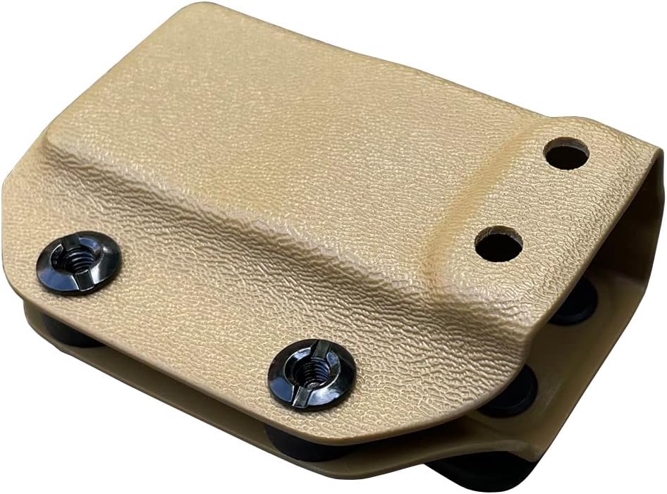 POLE.CRAFT IWB/OWB Magazine Holster Kydex - Mag Carrier Fits: 9mm .40 Double Stack / 9mm .40 Single Stack - P365 1911 Glock 19 19X 17 26 27 28 43 22
