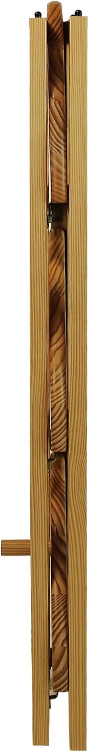 Casual Home 3-Shelf Folding Stackable Bookcase (27.5" Wide)-Walnut
