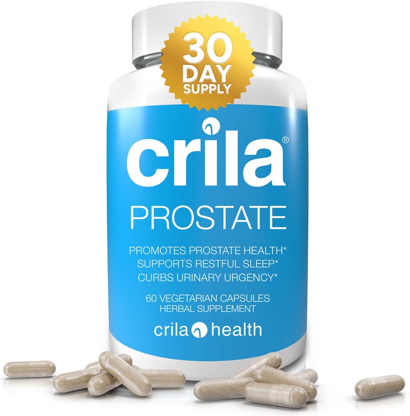 CRILA Saw Palmetto Alternative | Natural Crinum Latifolium Prostate Dietary Supplement I 2 Month Supply | Nighttime Prostate for Men*, Mens Sleep* | Patented Prostate Support