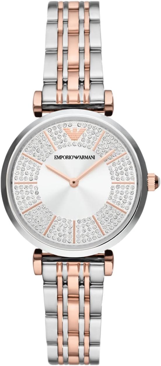Emporio Armani Women's Dress Watch with Stainless Steel Band