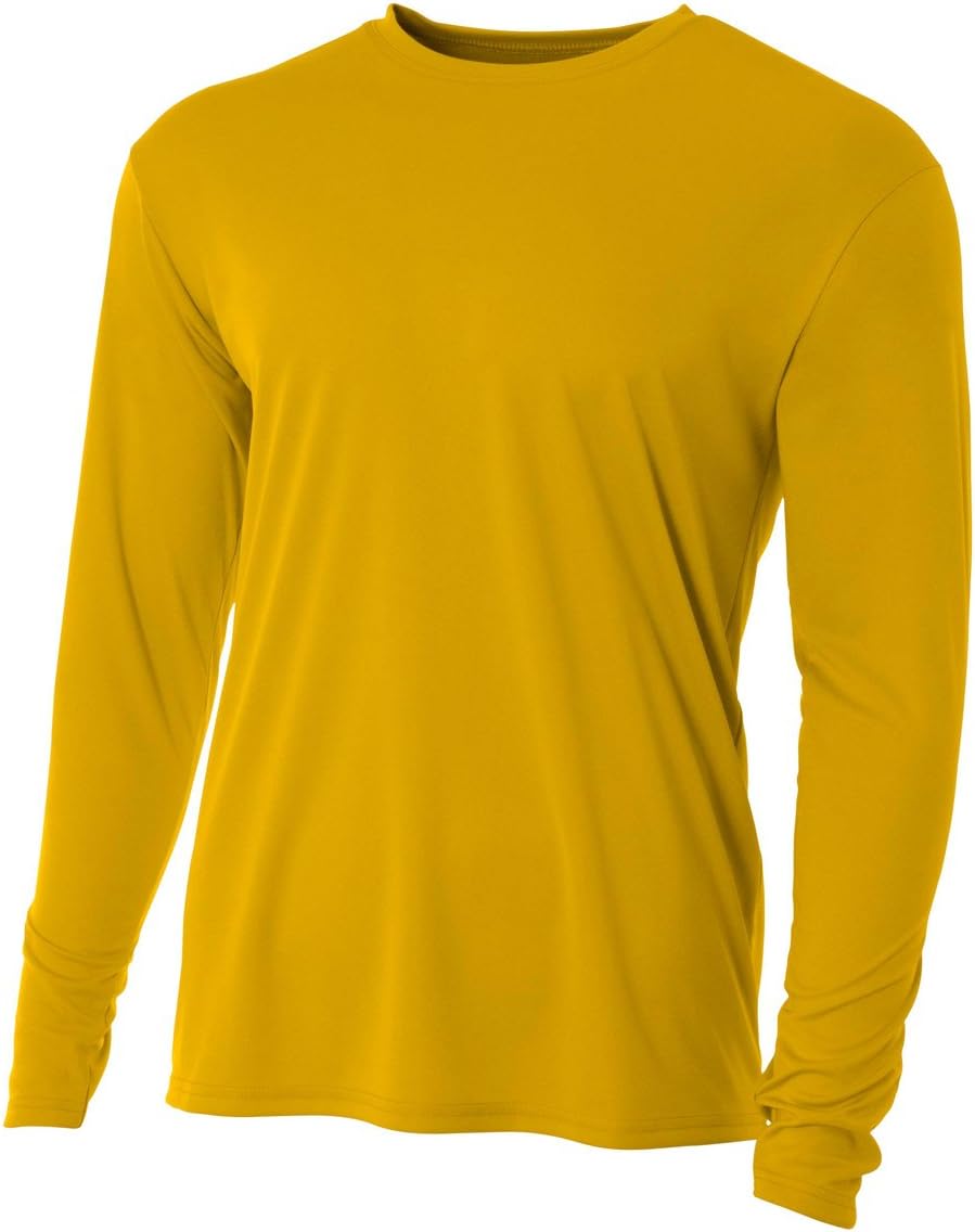 A4 Men's Cooling Performance Crew Long Sleeve Tee
