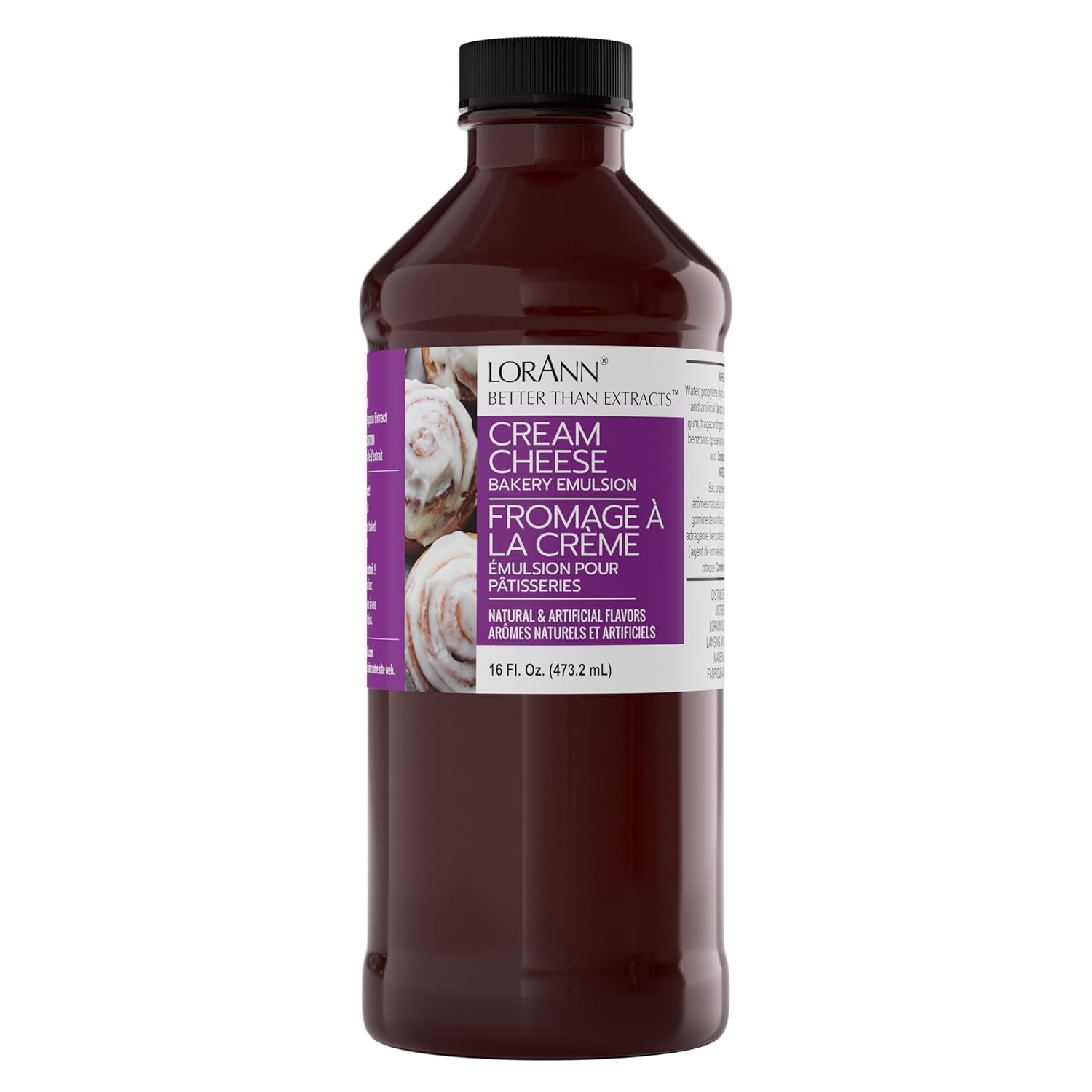 LorAnn Oils Peppermint Bakery Emulsion: True Essence, Ideal for Boosting Fruit Tones in Cakes, Cookies & Desserts, Gluten-Free, Keto-Friendly, Extract Substitute Essential for Your Kitchen, 16 Oz