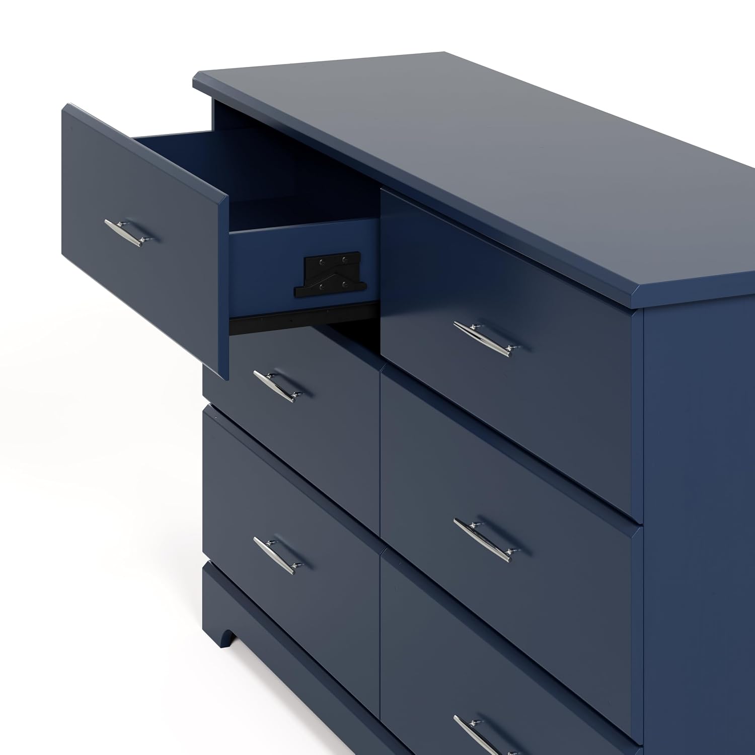 Storkcraft Brookside 2 Drawer Changing Table Dresser, Pebble Gray