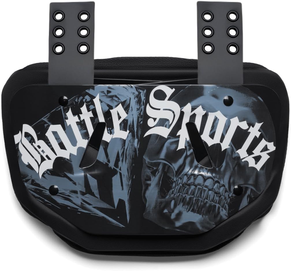 Battle Sports Novelty Football Back Plate, Kids, Adults