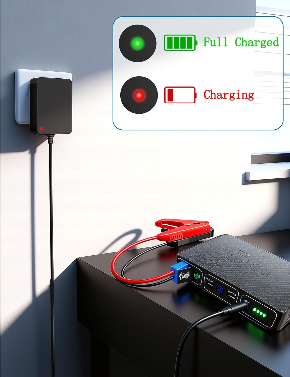 14V Charger for Halo Bolt Car Jump Starter 57720 58830 Bolt ACDC Wireless, Bolt Air Replacement AC Adapter Power Supply Charging Cord 6Ft