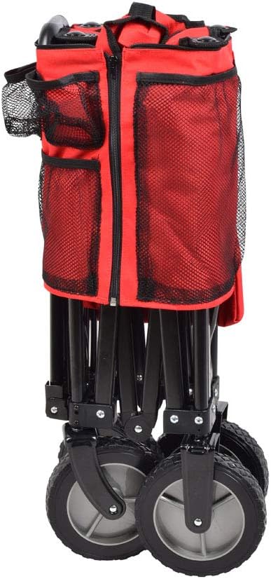 Ozark-Trail Folding Wagon, Red