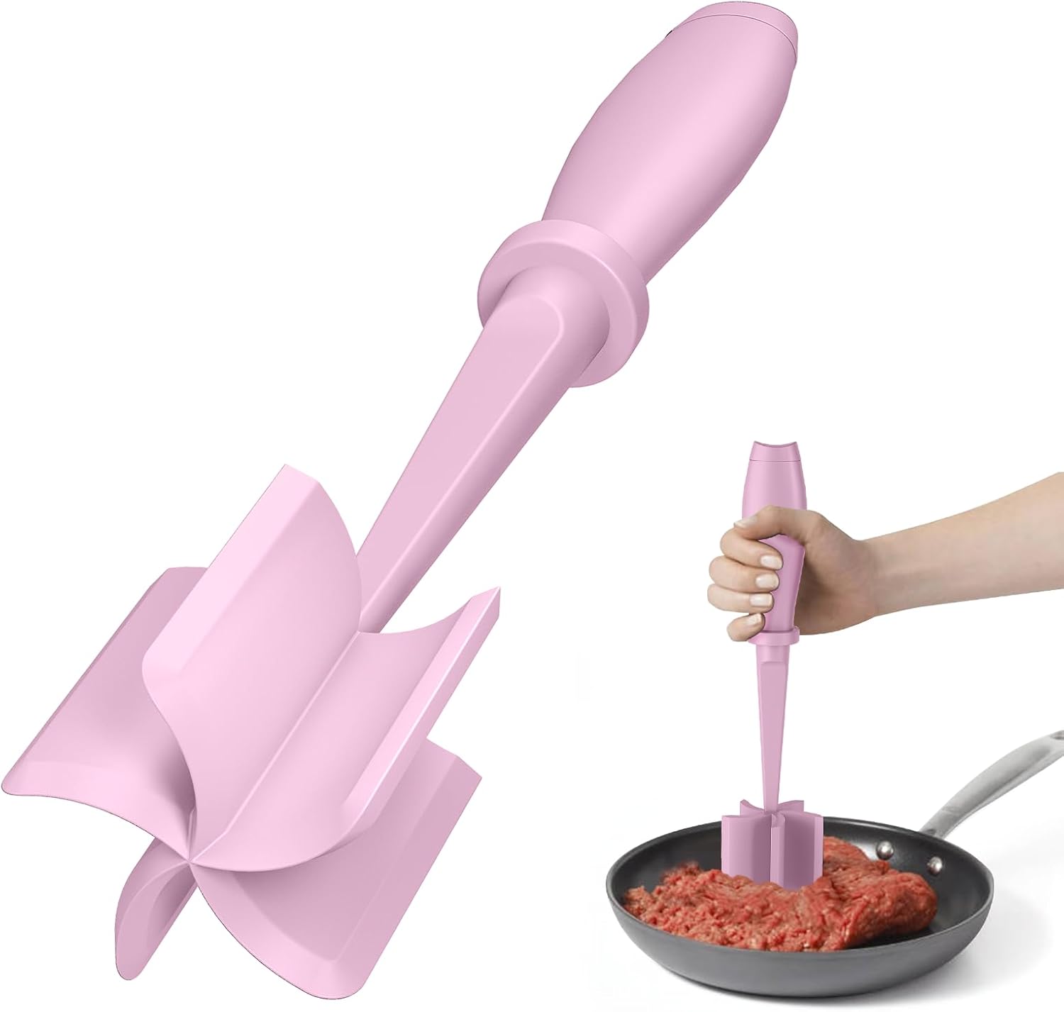 PGYARD Meat Chopper Hamburger Grinder, Kitchen Smasher for Ground Beef