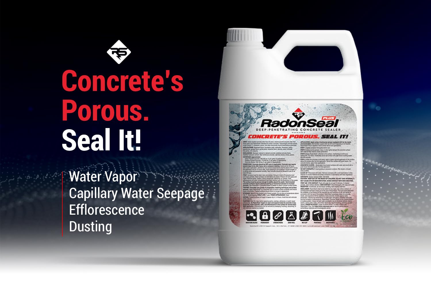 Plus Concrete Sealer – Deep Penetrating Waterproofing for Basement Floors