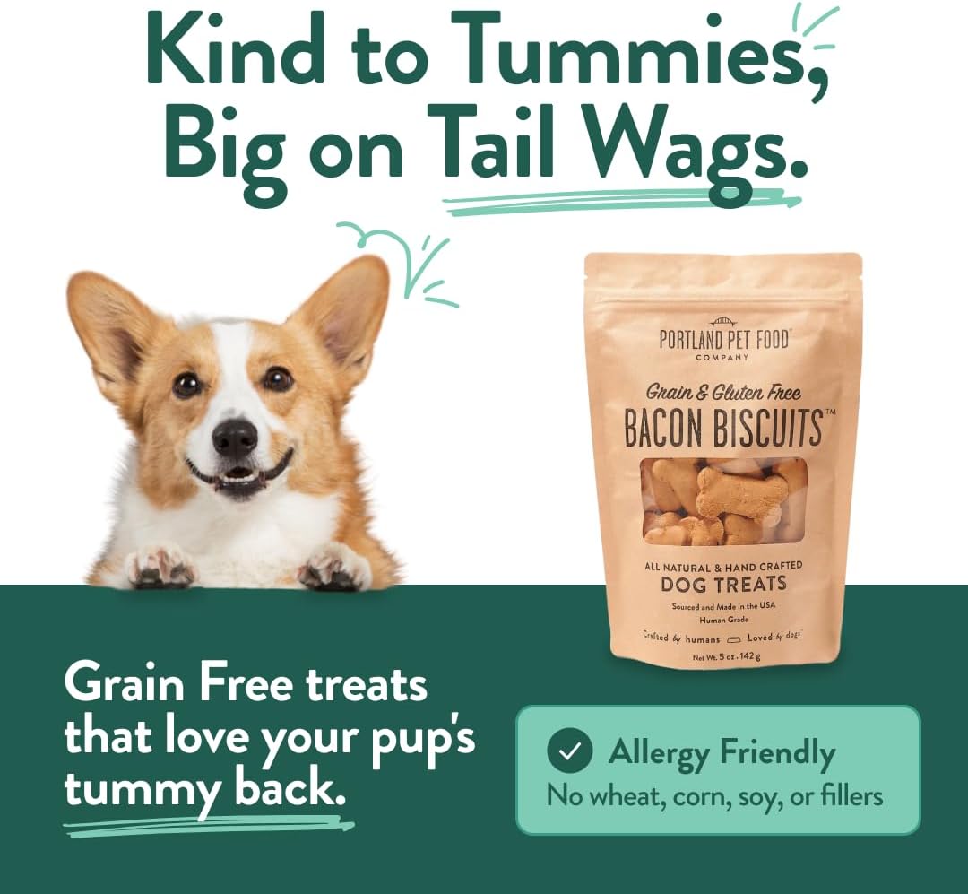 Portland Pet Food Dog Treats Variety, Healthy, Grain-Free Biscuits, 3 Pack