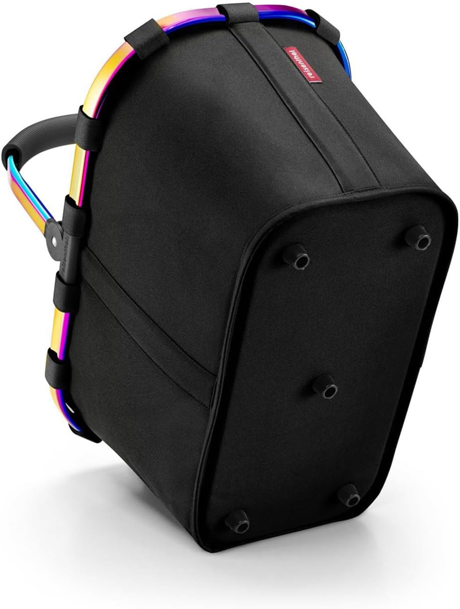 reisenthel carrybag frame black/black - Sturdy shopping basket with plenty of storage space and practical inner pocket - water-repellent