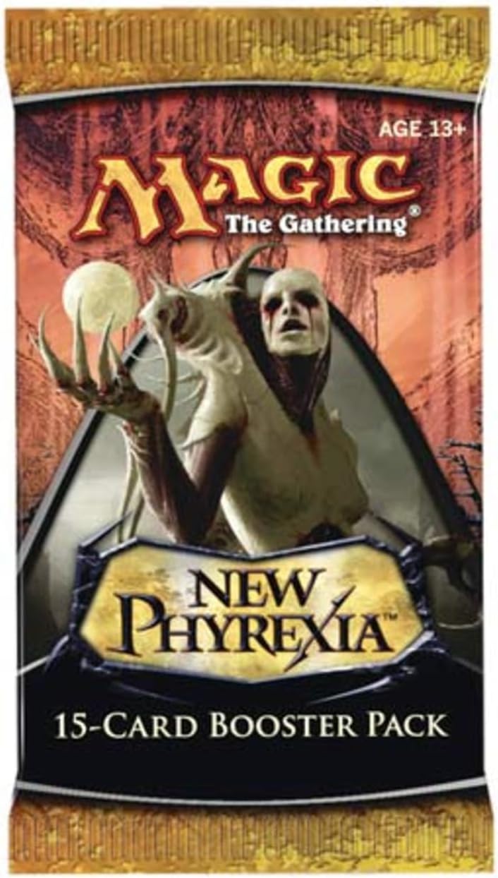 1 (0ne) Pack of Magic the Gathering: MTG New Phyrexia Booster Pack (15 Cards/Pack)