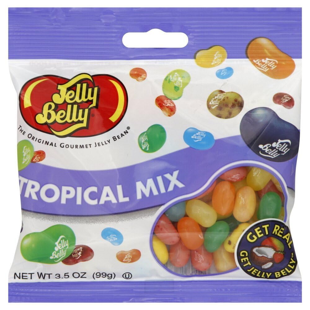 Jelly Belly Jelly Beans, 20 Flavors, .35-oz Trial Size Packs, 80 Count