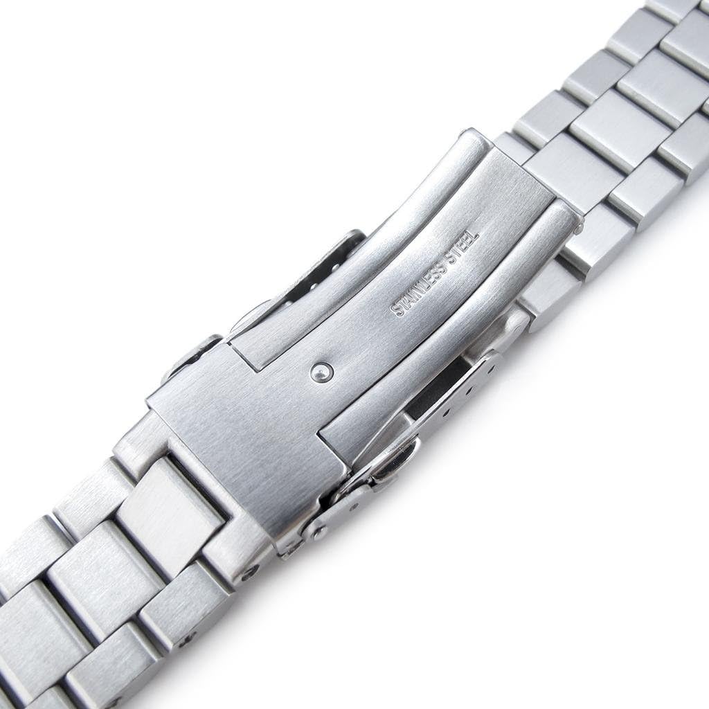 MiLTAT 22mm Watch Band for Seiko Turtle SRP773 SRP775 SRP777 SRPA21, Endmill Screw-Link