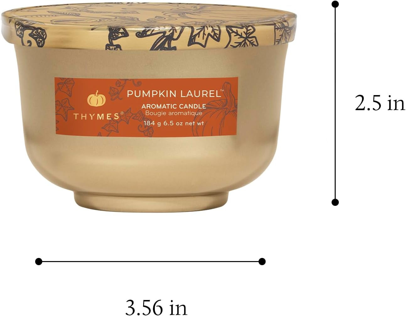 Thymes Scented Candles for Women & Men – Tin with Lid – Luxury Home Decor – Holiday Candles with Notes of Crisp Siberian Fir Needles, Cedarwood, & Sandalwood (Frasier Fir, 6.5 oz)