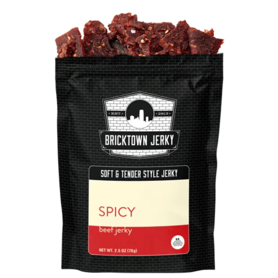 Honey Pepper Beef Jerky - Soft and Tender Style, High Protein, Low-Carb, Healthy Lean Meat Snack - Gourmet Beef Jerky, No Preservatives - 2.5 oz.