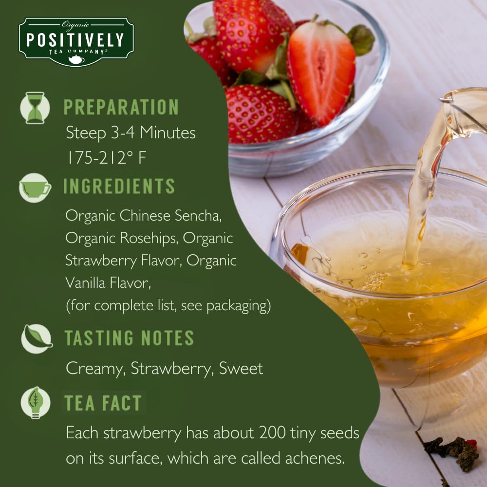 Organic Positively Tea Company, Pinhead Gunpowder Green Tea, Loose Leaf, 16 Ounce